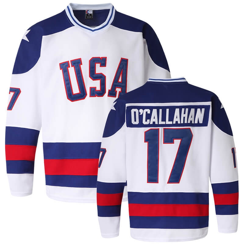 #21 Mike Eruzione 1980 Miracle On Ice Hockey 17 Jack O'Callahan 30 Jim  Craig Stitched Hockey Jerseys