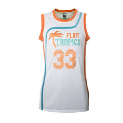 Jackie Moon #33 Flint Tropics Basketball Jersey Dress Jersey One