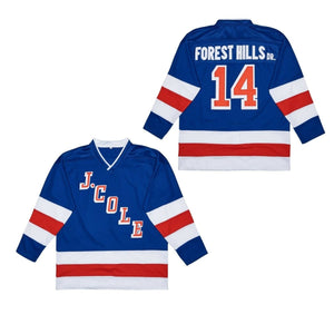 J.Cole #14 Forest Hills Dr. Hockey Jersey
