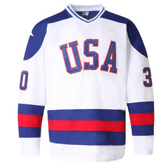 1980 olympic Jim Craig usa men's hockey jersey front