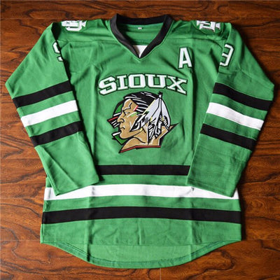 Jonathan Toews #9 Sioux Ice Hockey Jersey