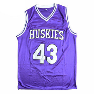 Kenny Tyler #43 6th Man Huskies Purple Basketball Jersey