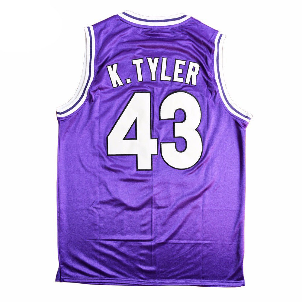 Kenny Tyler #43 6th Man Huskies Purple Basketball Jersey back