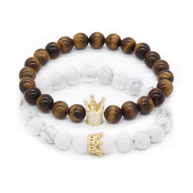 King &amp; Queen Bracelet - Gift for Valentine's Day Jersey One