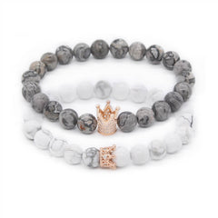 King & Queen Bracelet - Gift for Valentine's Day Jersey One