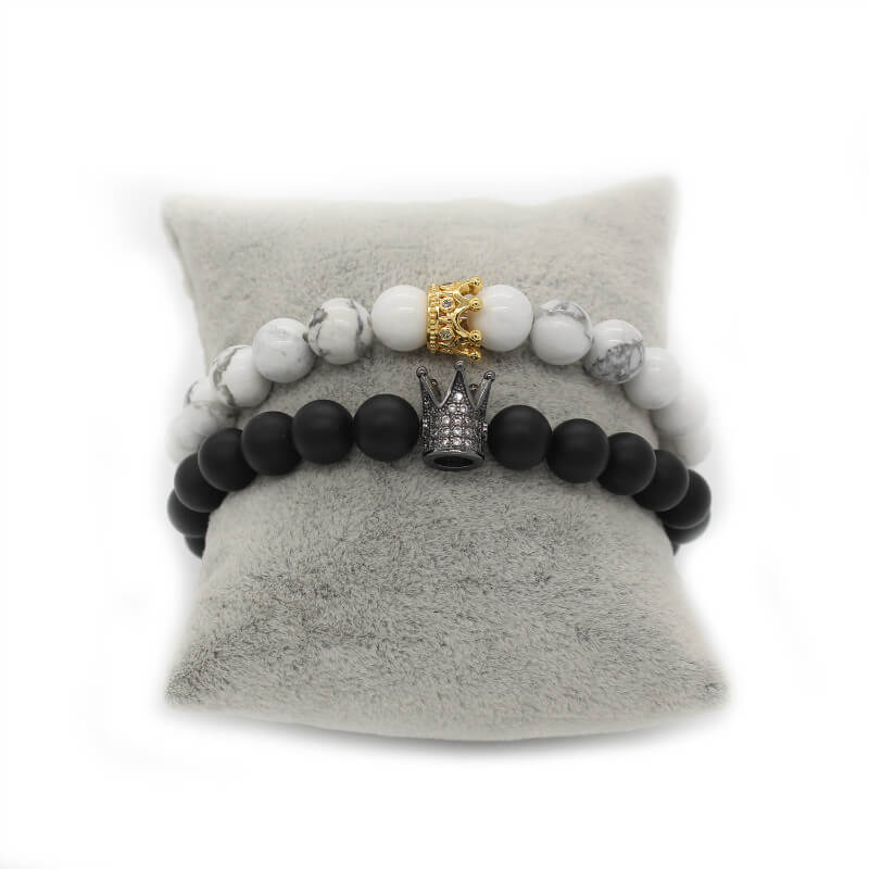 King &amp; Queen Bracelet - Gift for Valentine's Day Jersey One