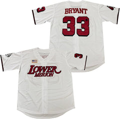 Kobe Bryant #33 Lower Merion Baseball Jersey Jersey One