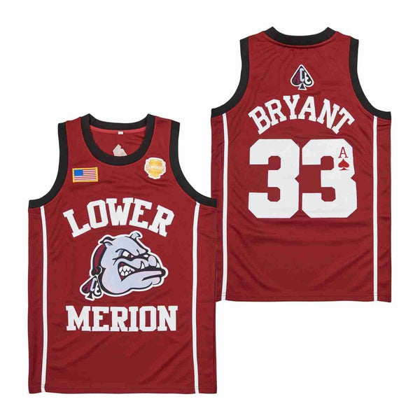 Kobe Bryant #33 Lower Merion Bulldog High School Jersey Jersey One