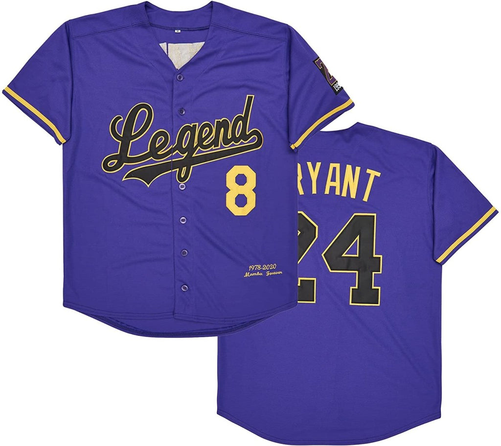 Kobe Bryant #8 Legend Baseball Jersey Jersey One