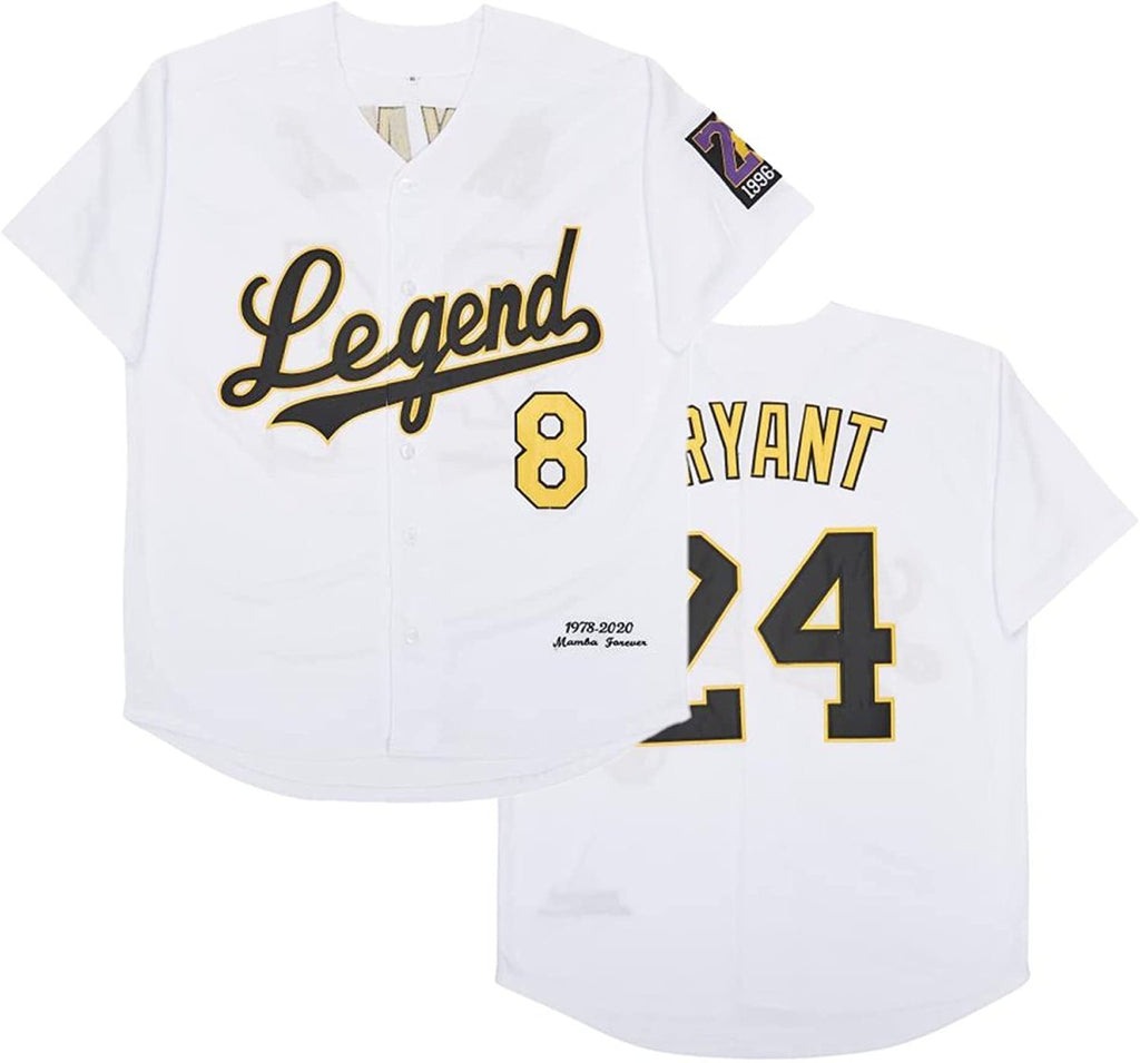 Kobe Bryant #8 Legend Baseball Jersey Jersey One