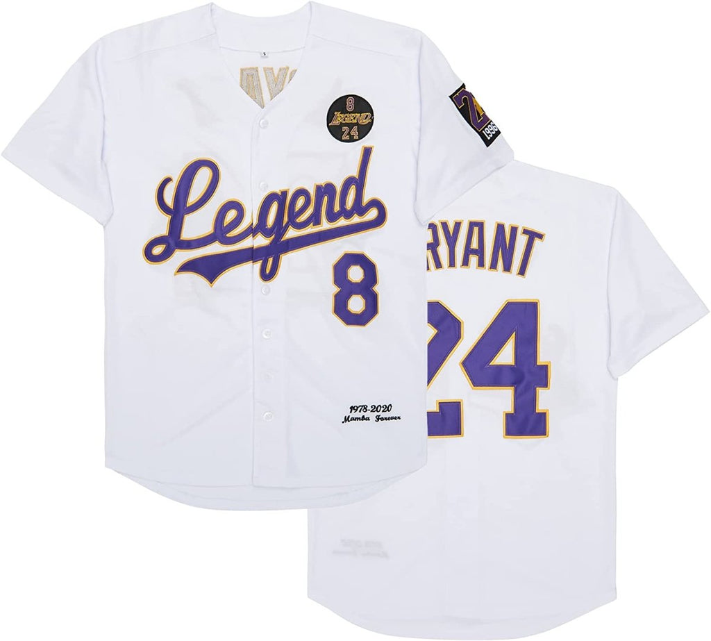 Kobe Bryant #8 Legend Baseball Jersey Jersey One