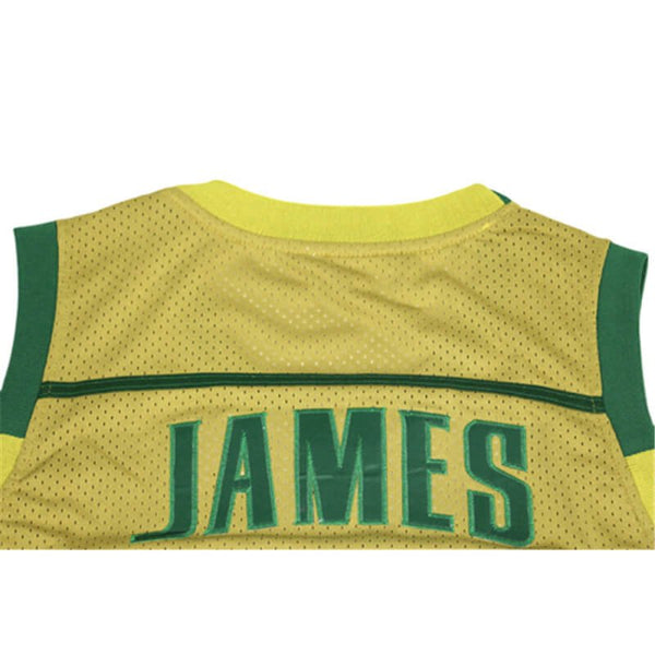 Lebron James St Vincent St Mary Irish High School Swingman Basketball Jersey  From Abcjerseys, $27.07