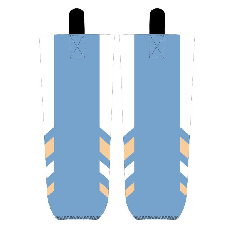 Light Blue Ice Hockey Socks Jersey One