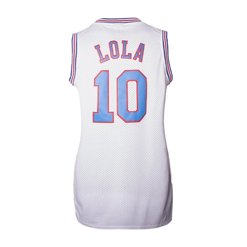 Lola Bunny #10 Space Jam Tune Squad Basketball Jersey Dress Jersey One