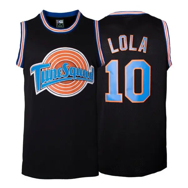 Looney Tunes lola bunny black tune squad jersey for men and women