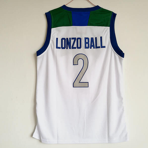 Lonzo Ball #2 Chino Hill High School Huskies Basketball Jersey Jersey One
