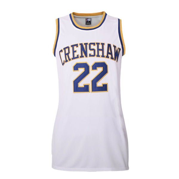Crenshaw Love & Basketball Jersey Dress | 2000s Movie Inspired | JerseyOne Crenshaw Love & Basketball Jersey Dress | 2000s Movie Inspired | JerseyOne