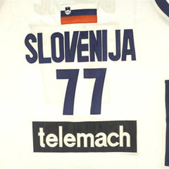 Luka Doncic Slovenia Euroleague #77 Jersey Basketball Jersey Jersey One
