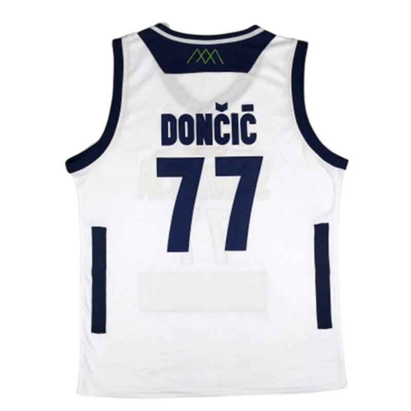 Luka Doncic Slovenia Euroleague #77 Jersey Basketball Jersey Jersey One