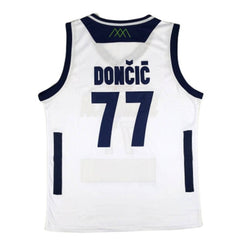 Luka Doncic Slovenia Euroleague #77 Jersey Basketball Jersey Jersey One