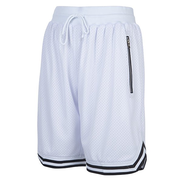 Men's Mesh Basketball Shorts with Zipper Pockets Jersey One
