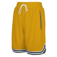 Men's Mesh Basketball Shorts with Zipper Pockets Jersey One thumbnail