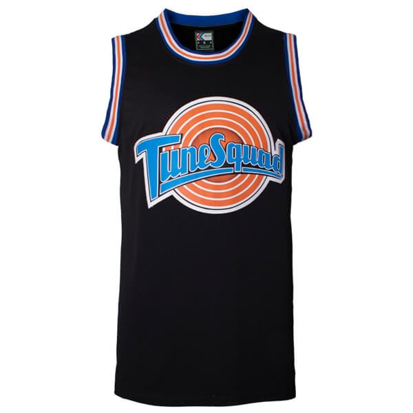 Michael Jordan #23 Space Jam Tune Squad Black Basketball Jersey - Front View