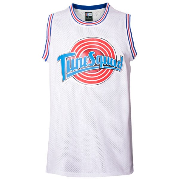 Michael Jordan #23 Space Jam Tune Squad White Basketball Jersey - Front View