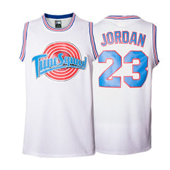 Michael Jordan Tune Squad Youth Basketball Jersey White Space Jam 23 Child  Kids
