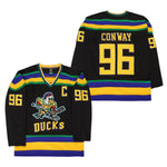 Mighty Ducks Movie Black Ice Hockey Jersey Jersey One thumbnail
