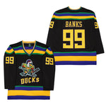 Mighty Ducks Movie Black Ice Hockey Jersey Jersey One thumbnail