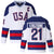 Mike Eruzione #21 white USA 1980 Miracle on Ice Hockey Jersey for men
