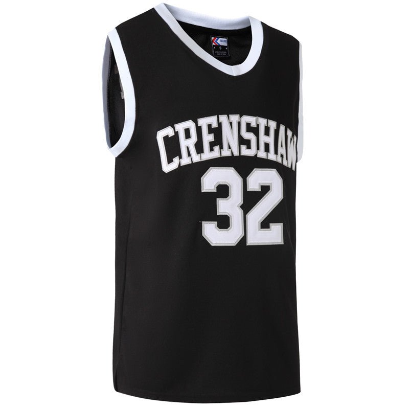 Monica Wright #32 Black Jersey - 3/4 Angle Front View Showing Stitched Details