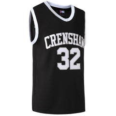 Monica Wright #32 Black Jersey - 3/4 Angle Front View Showing Stitched Details
