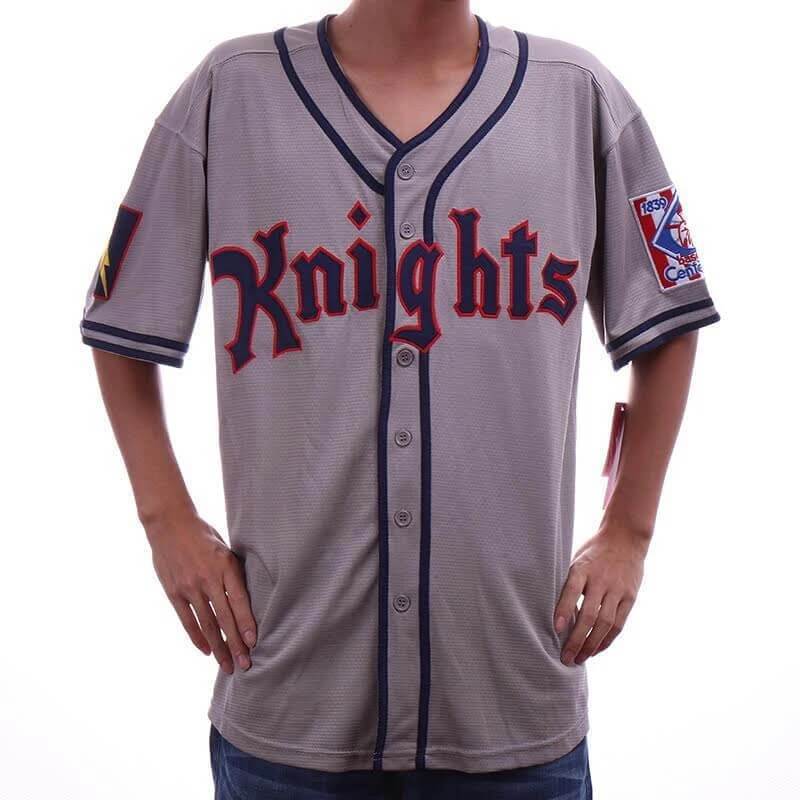 New York Knights 9 Hobbs Baseball Jersey Jersey One