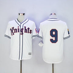 New York Knights 9 Hobbs Baseball Jersey Jersey One
