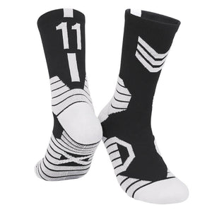 No.11 BLKN Compression Basketball Socks