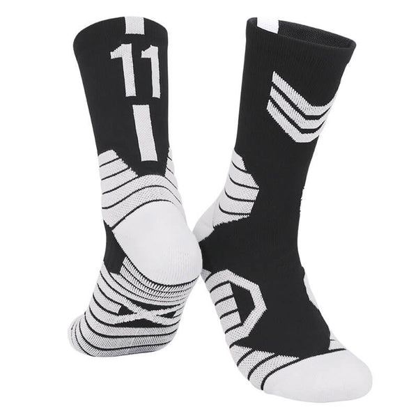 No.11 BLKN Compression Basketball Socks Jersey One