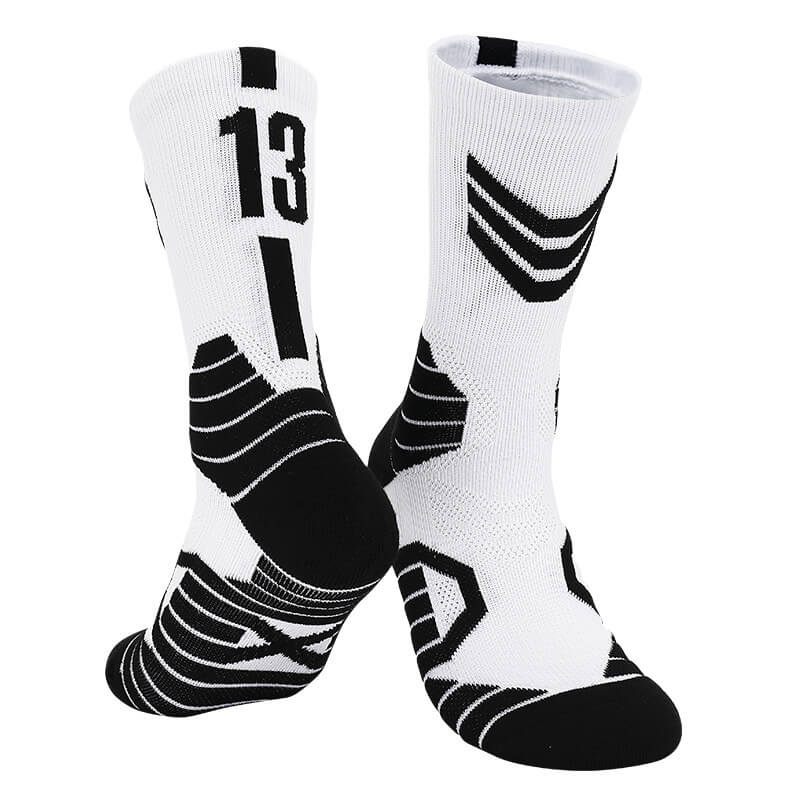 No.13 BLKN Compression Basketball Socks Jersey One