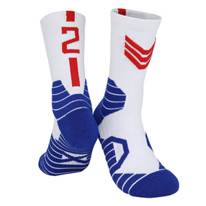 No.2 LAC Compression Basketball Socks
