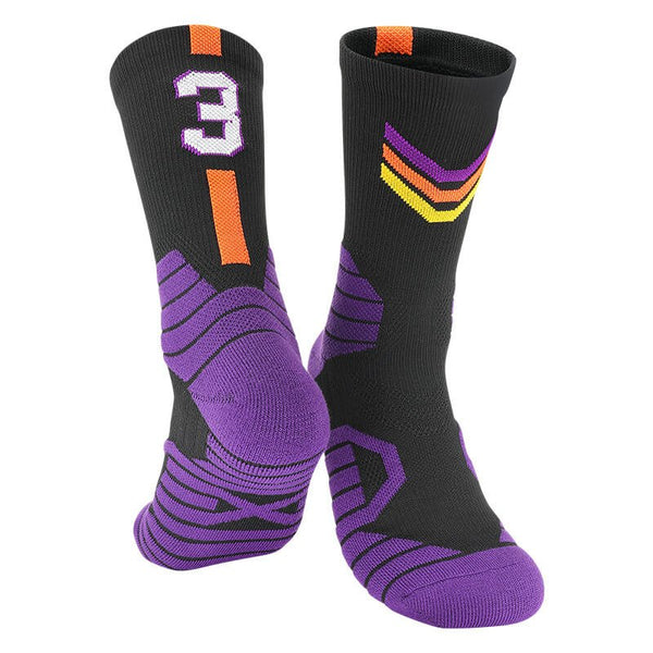 No.3 PHX Compression Basketball Socks Jersey One