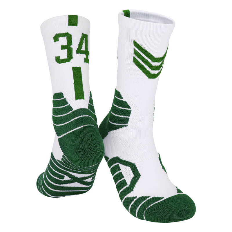 No.34 Compression Basketball Socks Jersey One