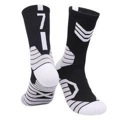 No.7 BLKN Compression Basketball Socks Jersey One