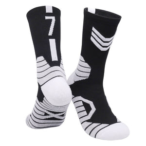 No.7 BLKN Compression Basketball Socks