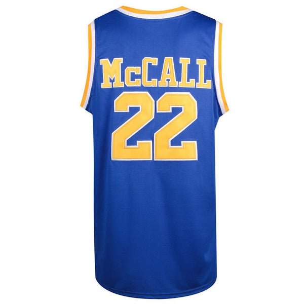 blue men&#39;s quicy mccall love and basketball jersey back