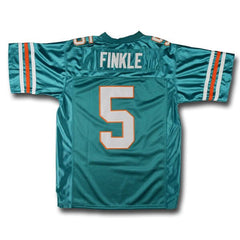 Ray Finkle #5 Movie Football Jersey - Back View with Stitched FINKLE Name and Number 5