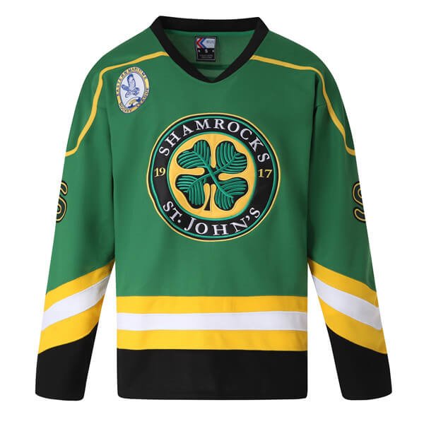  3 Ross The BOSS Rhea Hockey Jersey for Men,ST John's Shamrocks  Stitched with EMHL Patch White Green Black : Clothing, Shoes & Jewelry