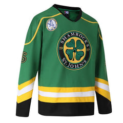 Ross Rhea #3 St. John's Shamrocks Green Jersey - 3/4 Front Perspective View
