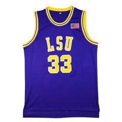Shaq O'Neal #33 LSU Tigers College Throwback Jersey Jersey One