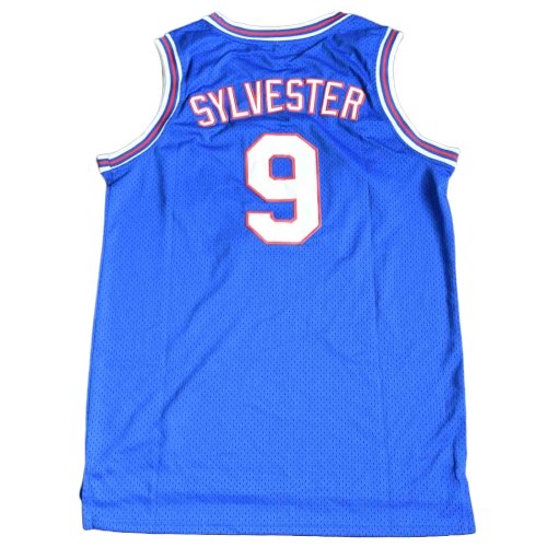 Sylvester the Cat #9 Space Jam Tune Squad Looney Tunes Jersey Jersey One